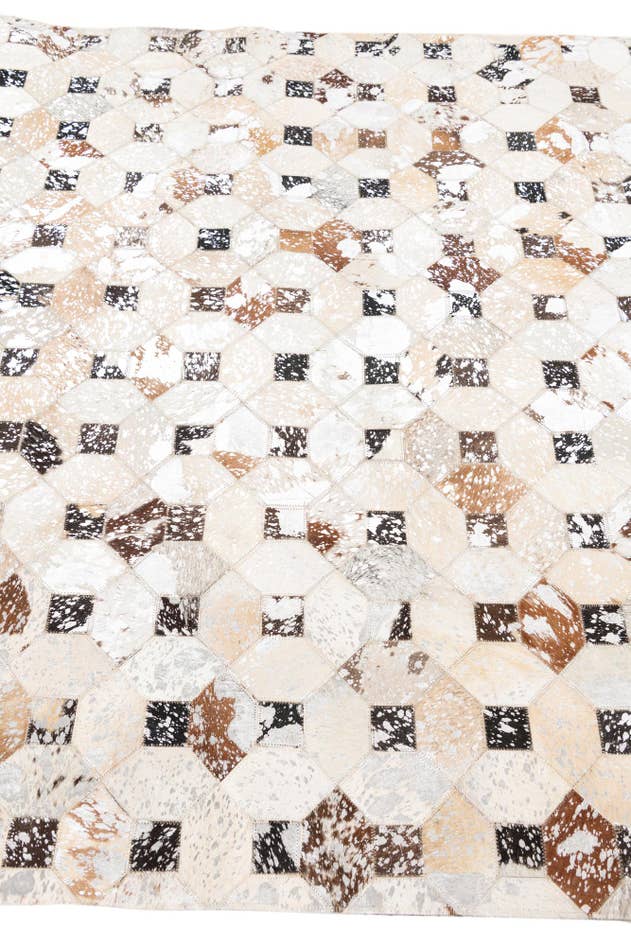 Detail image of 5' x 8' Cowhide Leather Rug