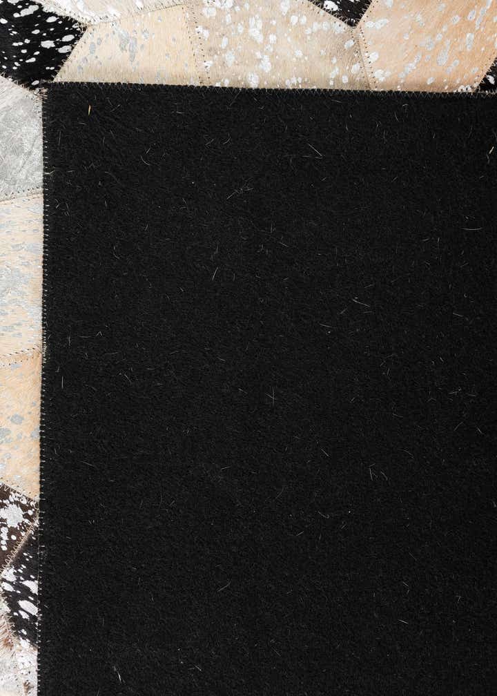 5' x 8' Cowhide Leather Rug