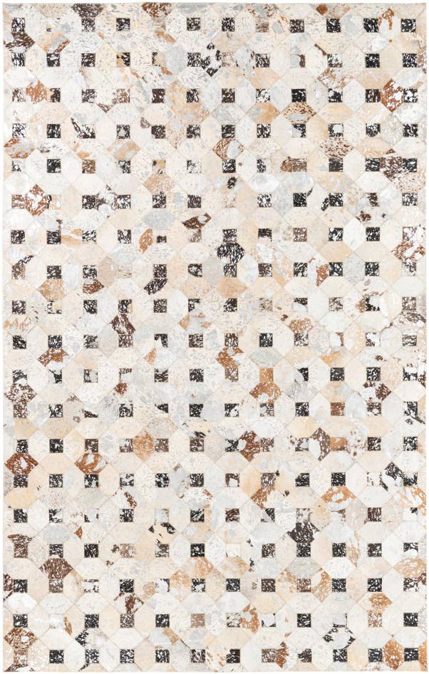 Detail image of 5' x 8' Cowhide Leather Rug