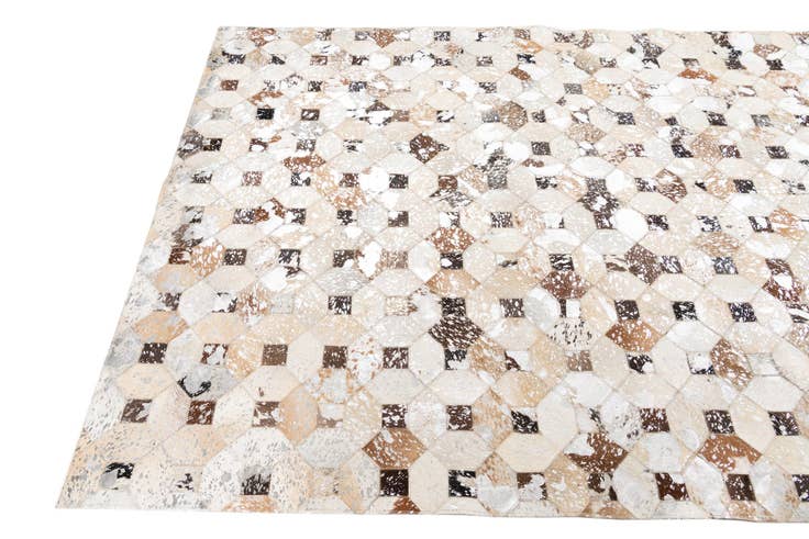 Detail image of 5' x 8' Cowhide Leather Rug