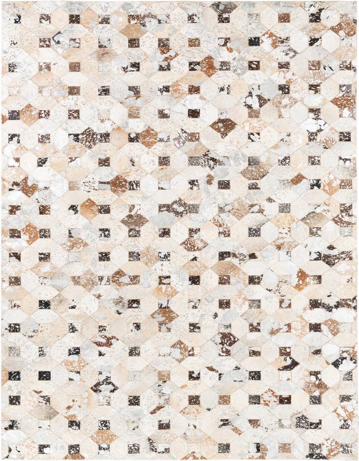 Detail image of 5' x 8' Cowhide Leather Rug