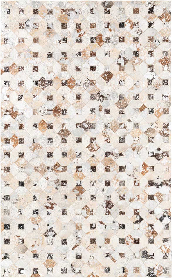 Detail image of 5' x 8' Cowhide Leather Rug