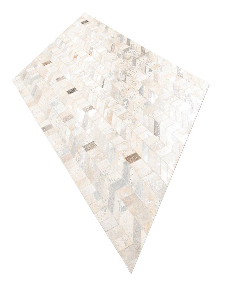 Detail image of 5' x 8' Cowhide Leather Rug