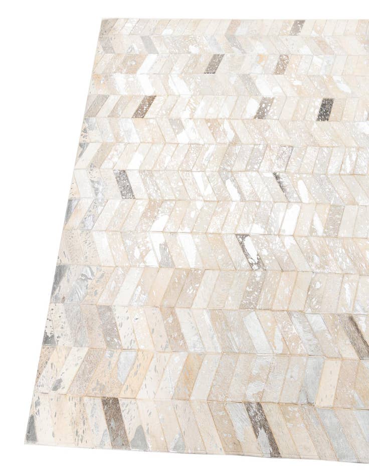 Detail image of 5' x 8' Cowhide Leather Rug