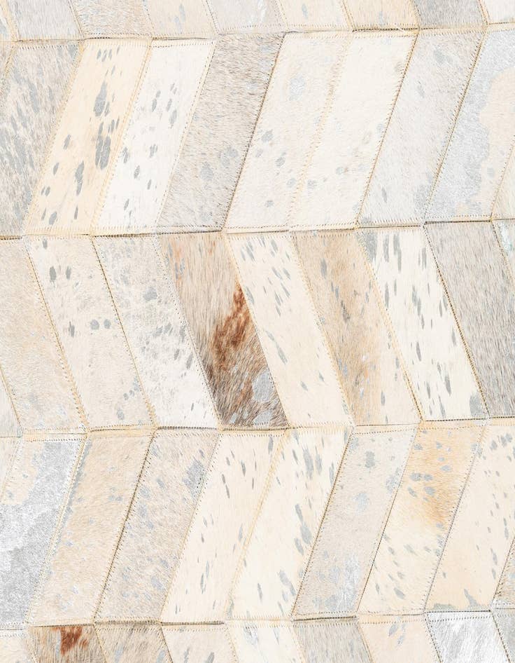 Detail image of 5' x 8' Cowhide Leather Rug