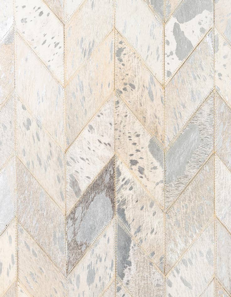 Detail image of 5' x 8' Cowhide Leather Rug