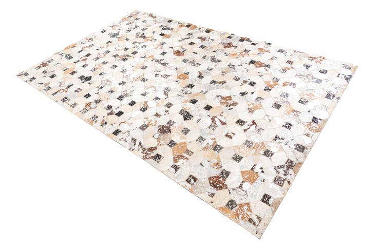 Detail image of 5' x 8' Cowhide Leather Rug