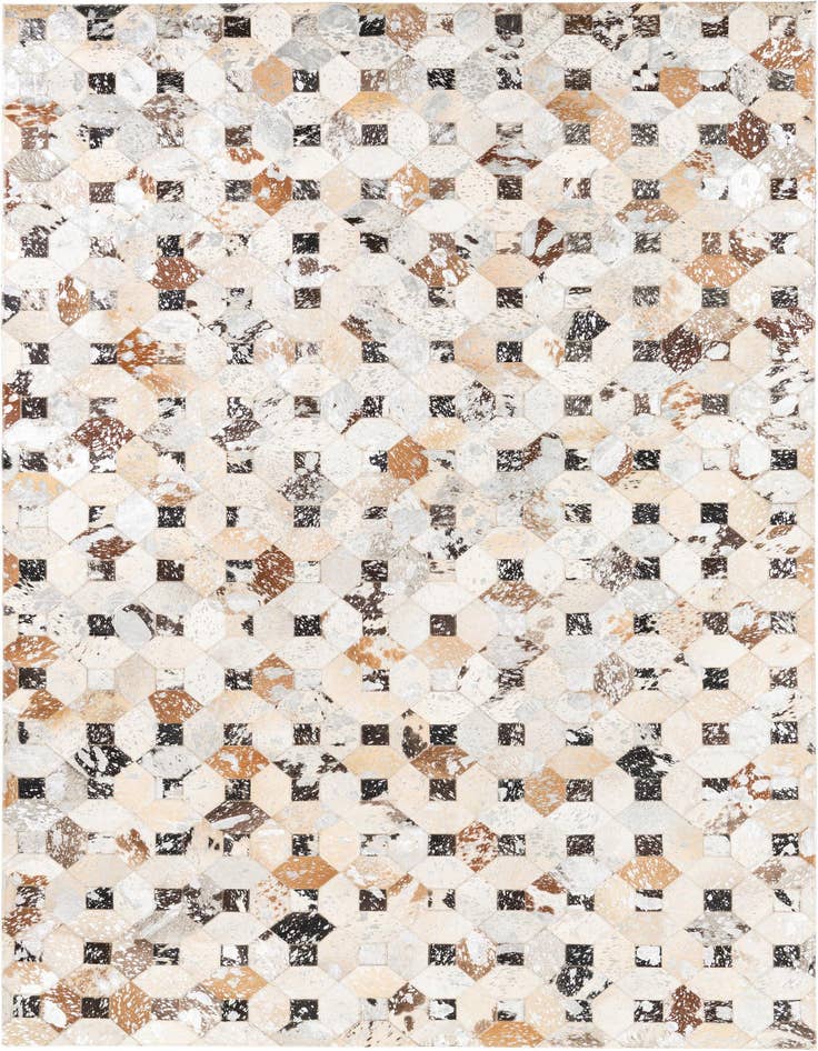 Detail image of 5' x 8' Cowhide Leather Rug