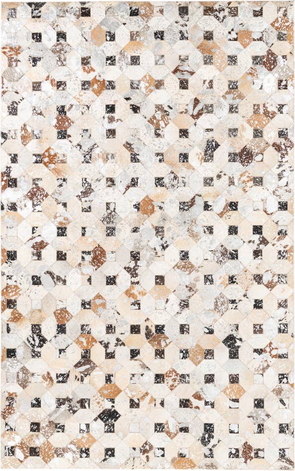 Detail image of 5' x 8' Cowhide Leather Rug