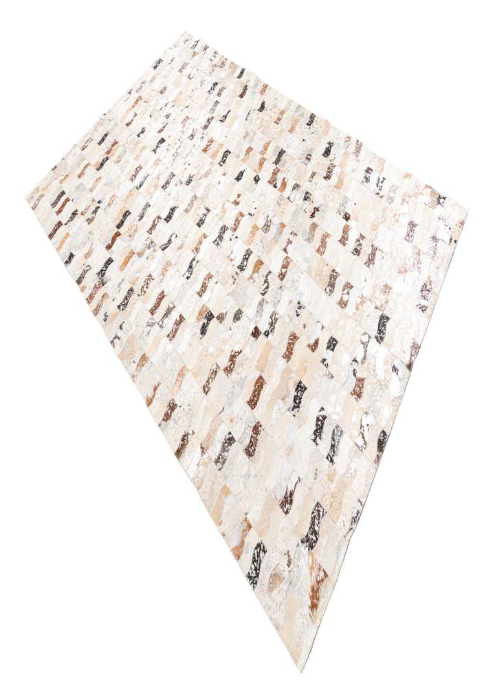5' x 8' Cowhide Leather Rug