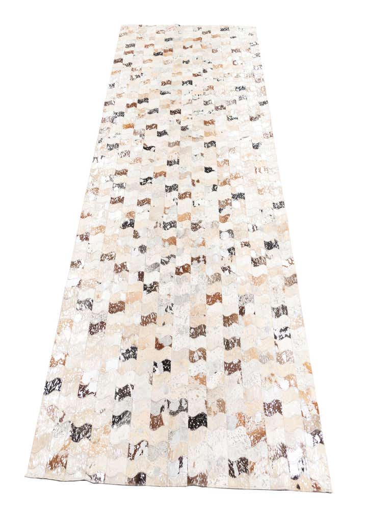 5' x 8' Cowhide Leather Rug
