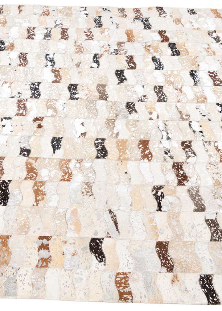 5' x 8' Cowhide Leather Rug