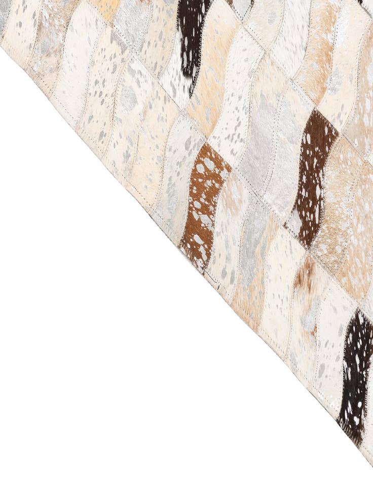 Detail image of 5' x 8' Cowhide Leather Rug