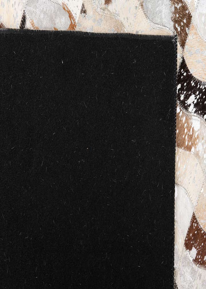 5' x 8' Cowhide Leather Rug