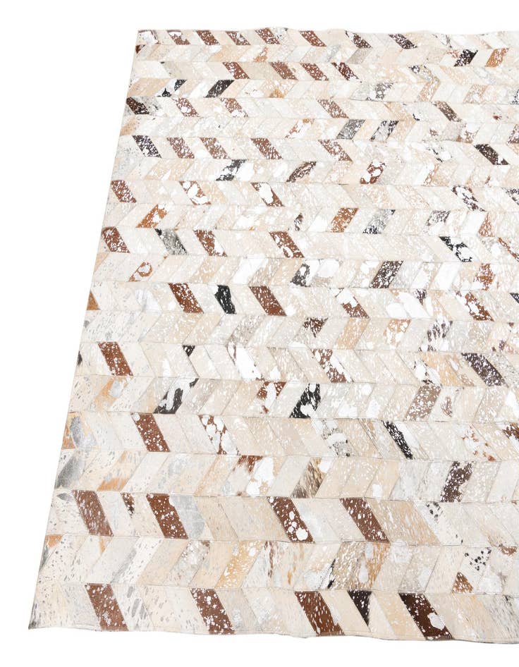 Detail image of 5' x 8' Cowhide Leather Rug