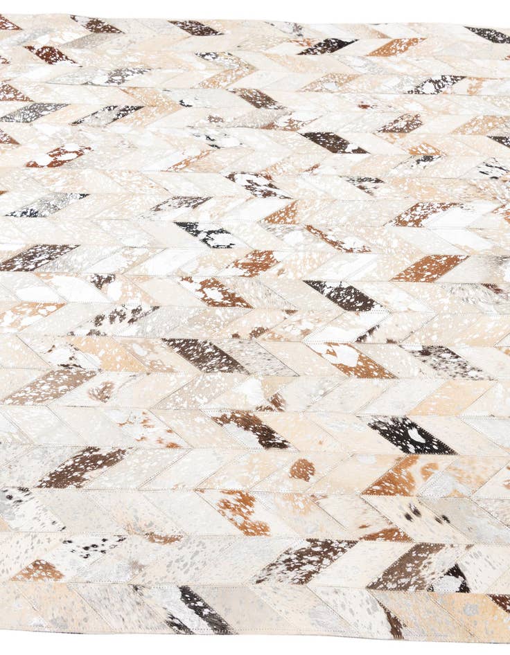 Detail image of 5' x 8' Cowhide Leather Rug