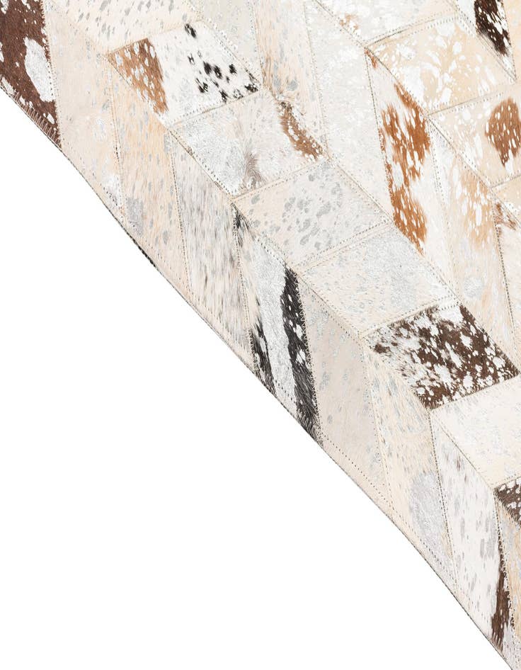 Detail image of 5' x 8' Cowhide Leather Rug