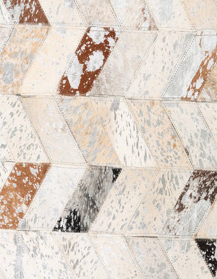 Detail image of 5' x 8' Cowhide Leather Rug