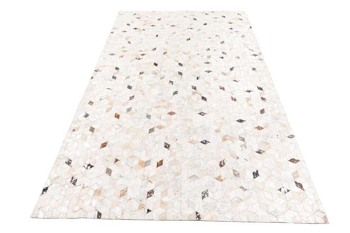 5' x 8' Cowhide Leather Rug