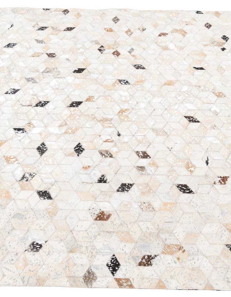 Detail image of 5' x 8' Cowhide Leather Rug