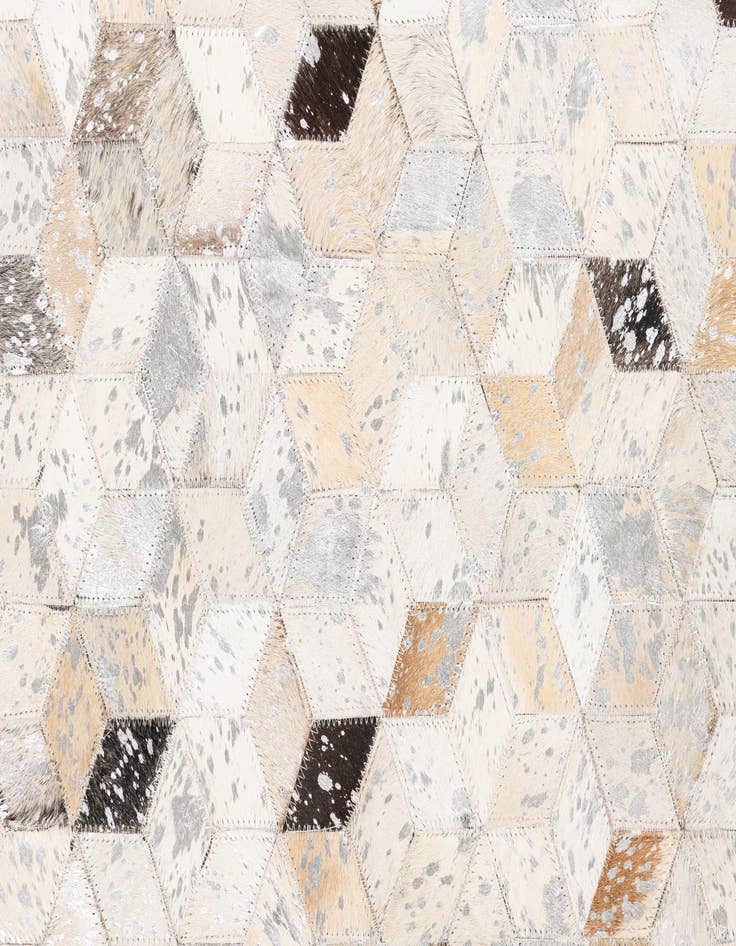 Detail image of 5' x 8' Cowhide Leather Rug