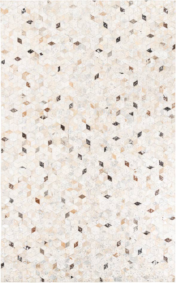 Detail image of 5' x 8' Cowhide Leather Rug