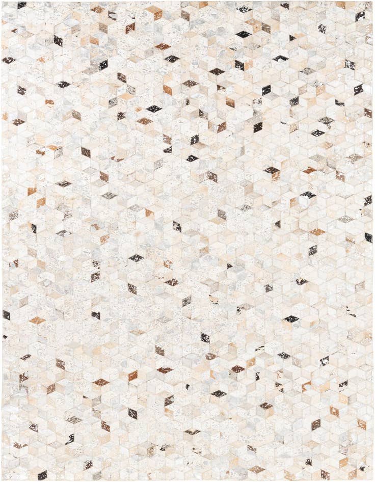 Detail image of 5' x 8' 1 Cowhide Leather Rug