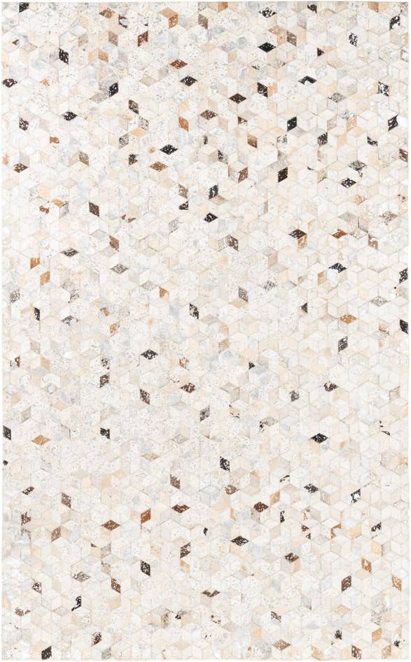 Detail image of 5' x 8' 1 Cowhide Leather Rug