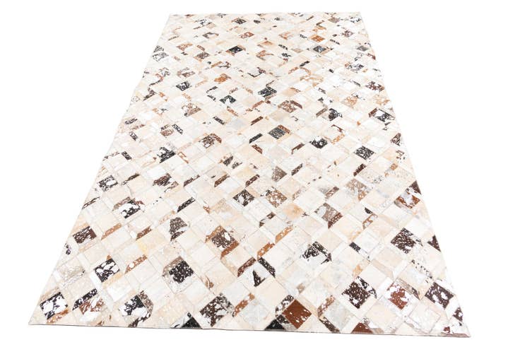 Detail image of 5' x 8' Cowhide Leather Rug