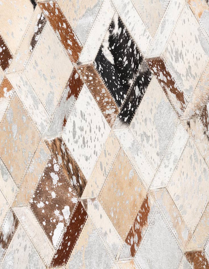 Detail image of 5' x 8' Cowhide Leather Rug