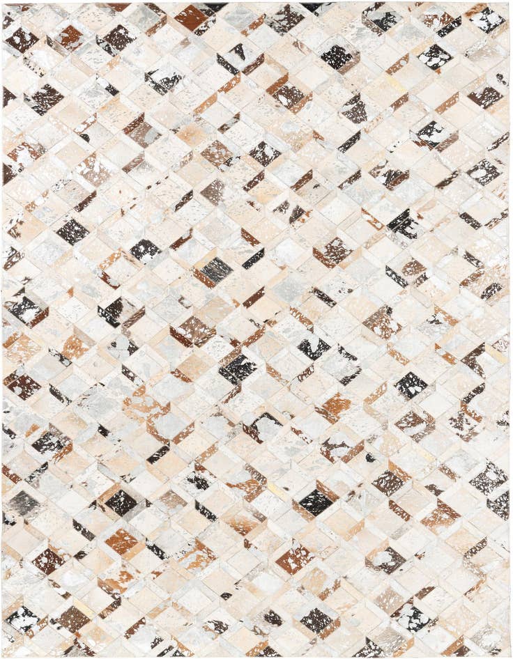 Detail image of 5' x 8' Cowhide Leather Rug