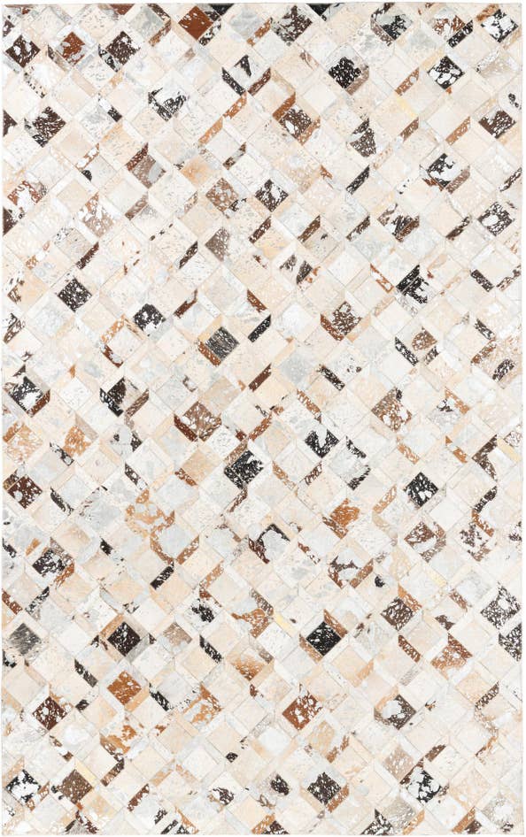 Detail image of 5' x 8' Cowhide Leather Rug