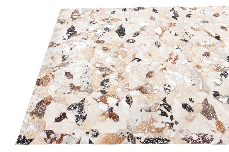 Detail image of 5' x 8' 1 Cowhide Leather Rug