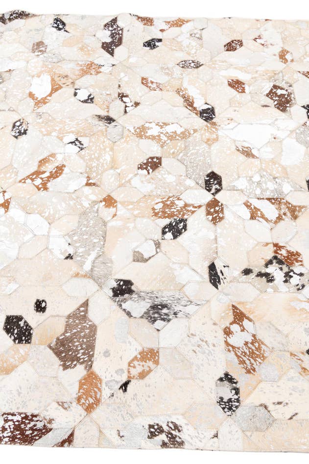 Detail image of 5' x 8' 1 Cowhide Leather Rug