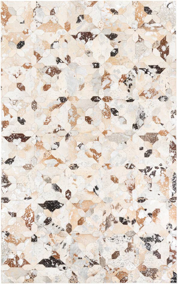 Detail image of 5' x 8' 1 Cowhide Leather Rug