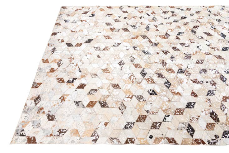 Detail image of 5' x 8' Cowhide Leather Rug