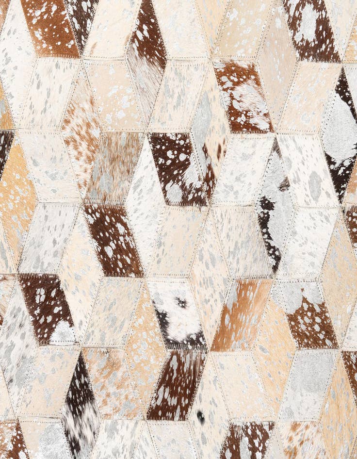 Detail image of 5' x 8' Cowhide Leather Rug