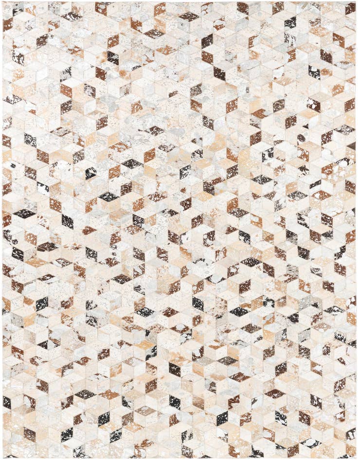 Detail image of 5' x 8' Cowhide Leather Rug