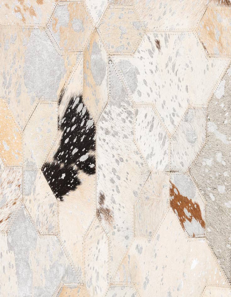 Detail image of 5' x 8' 1 Cowhide Leather Rug