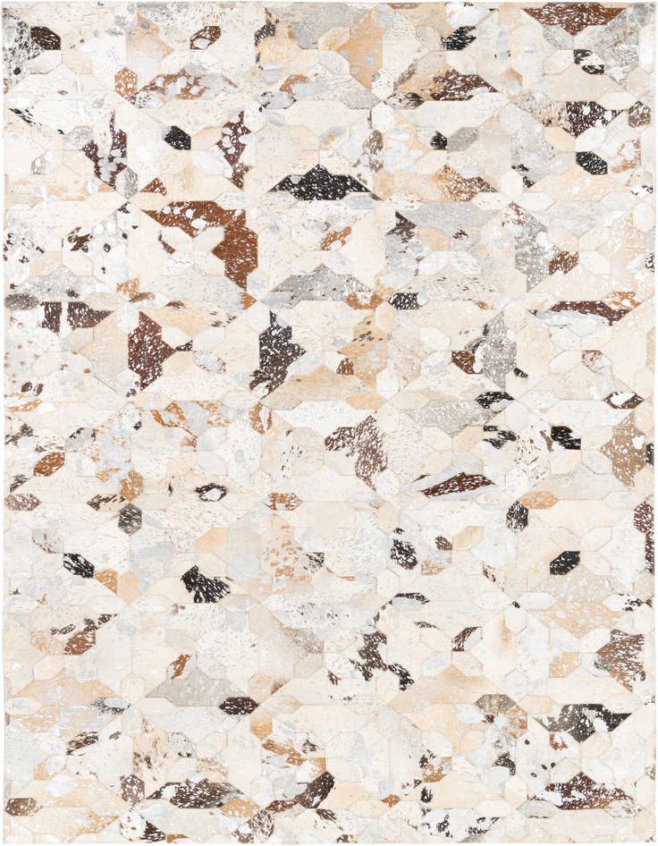 Detail image of 5' x 8' 1 Cowhide Leather Rug