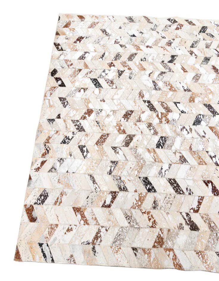 Detail image of 5' x 8' Cowhide Leather Rug