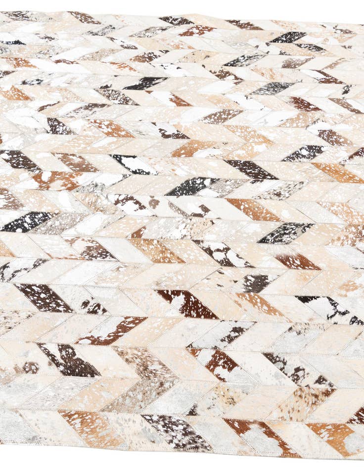 Detail image of 5' x 8' Cowhide Leather Rug