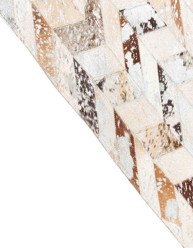 Detail image of 5' x 8' Cowhide Leather Rug