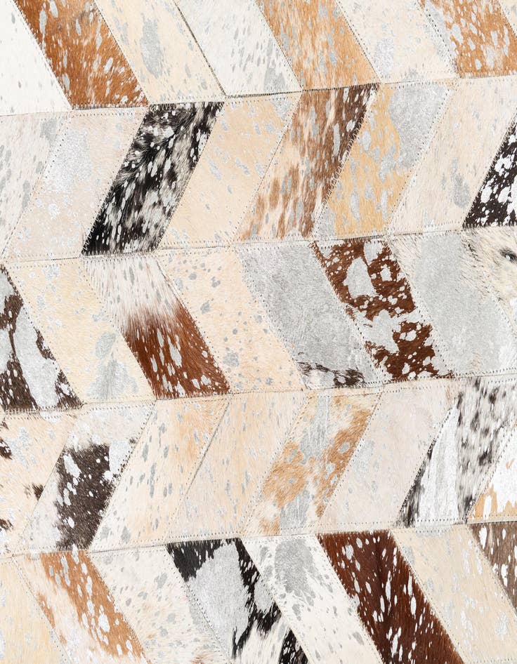 Detail image of 5' x 8' Cowhide Leather Rug