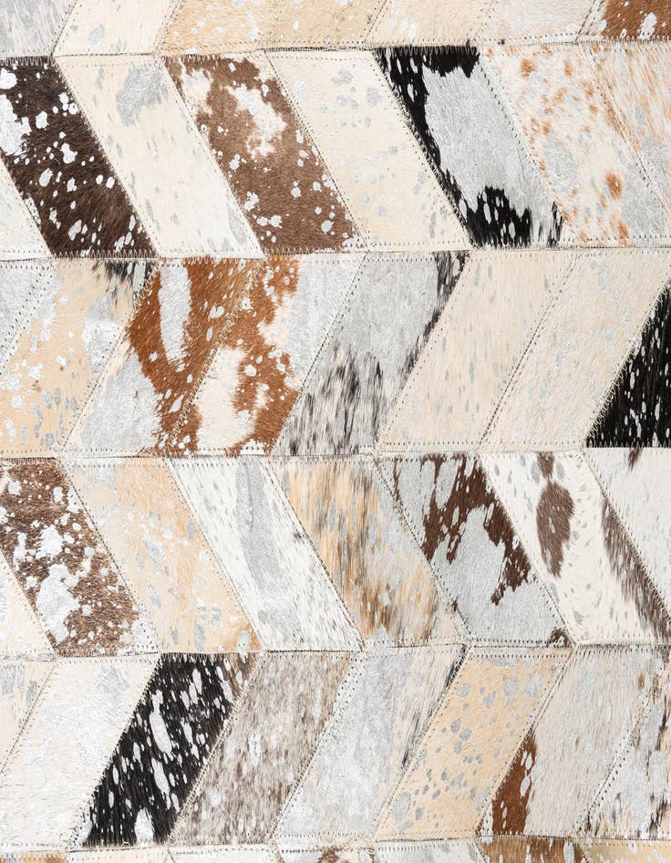 Detail image of 5' x 8' Cowhide Leather Rug