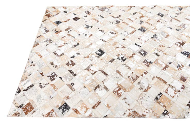 Detail image of 5' x 8' Cowhide Leather Rug