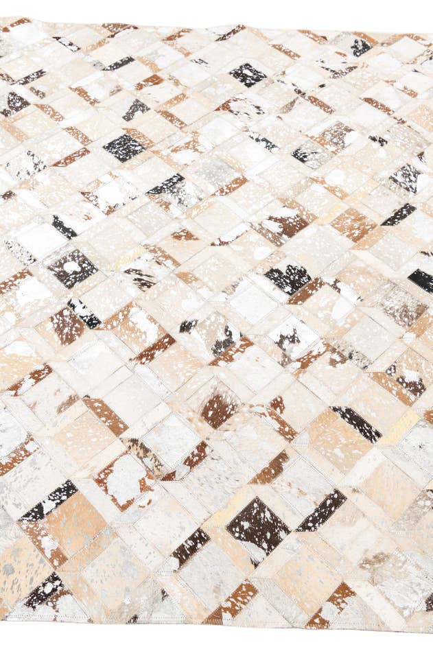 Detail image of 5' x 8' Cowhide Leather Rug