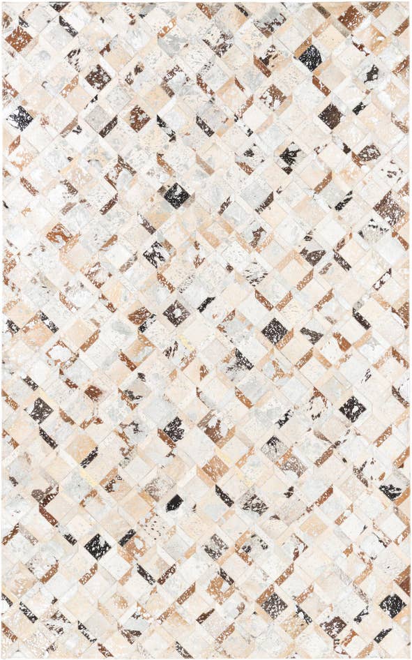 Detail image of 5' x 8' Cowhide Leather Rug