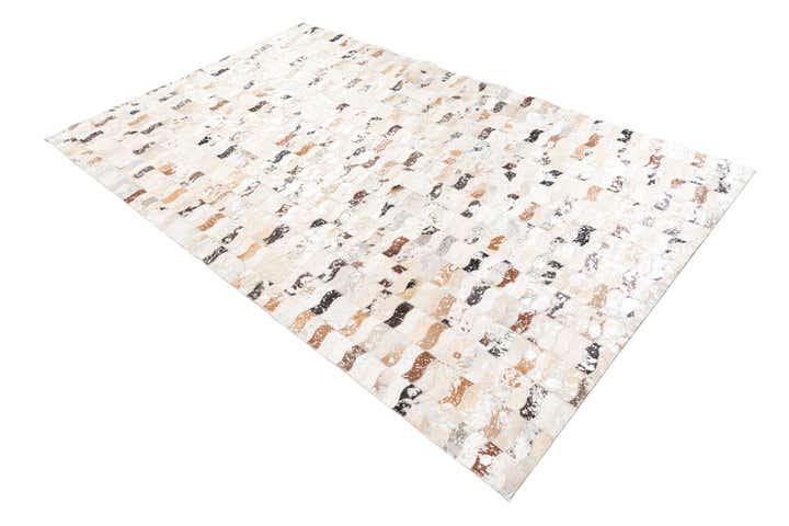 5' x 8' Cowhide Leather Rug
