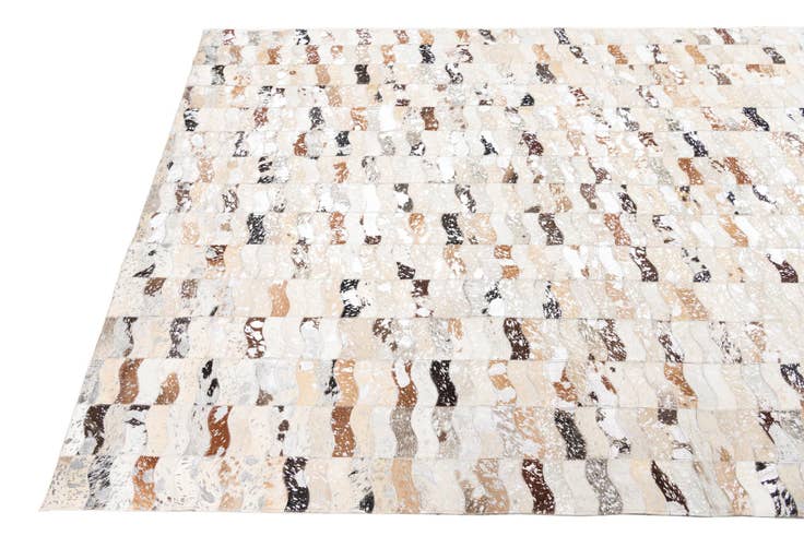 Detail image of 5' x 8' Cowhide Leather Rug